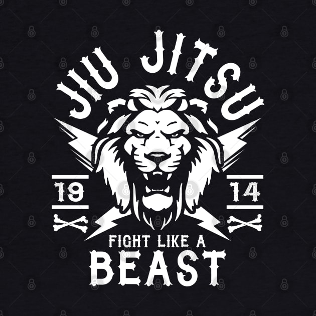 Brazilian Jiu Jitsu, BJJ, MMA by Tshirt Samurai
